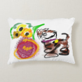 Almofada Decorativa Border Collie sunflowers 