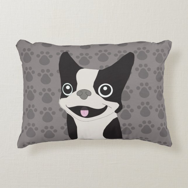 Almofada Decorativa Boston Terrier (Frente)