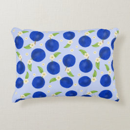 Almofada Decorativa Botanical Plums Collection Blue