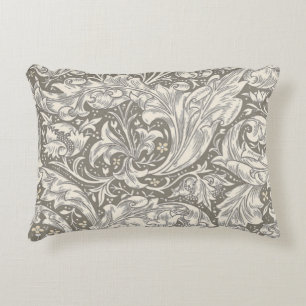 Almofada Decorativa Botão de Solteiro damasco antigo William Morris