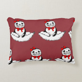 Almofada Decorativa Bow-tiful Seal – Christmas Edition