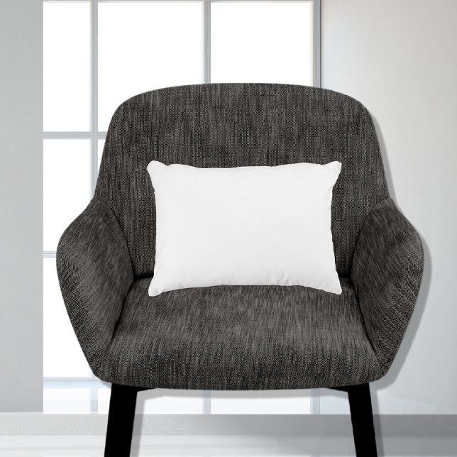 Almofada Decorativa Branco Básico Cor sólida 11x16 (Criador carregado)