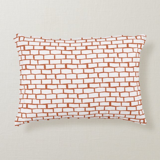 Almofada Decorativa brick texture background (Frente)