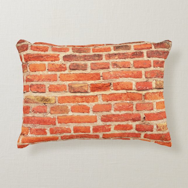 Almofada Decorativa Brick wall texture brick wall (Frente)