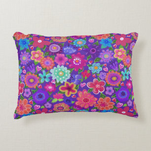 Almofada Decorativa Bright Boho Flores Bonitas