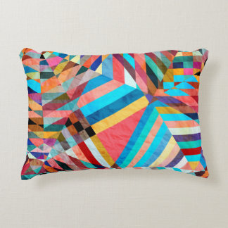 Almofada Decorativa Bright Watercolor: Fundo da Fantasia Abstrato