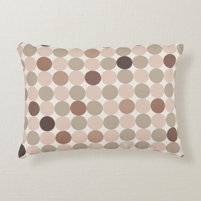 Almofada Decorativa Brown Scandinavian Geometric Accent Pillow (Frente)