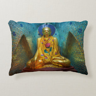 Almofada Decorativa Buda em Nicho Ornamentado