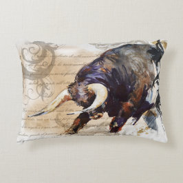 Almofada Decorativa Bull Western Chic