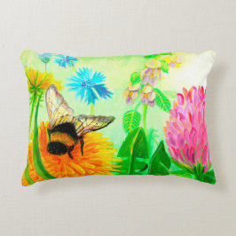 Almofada Decorativa Bumblebee em dandelion