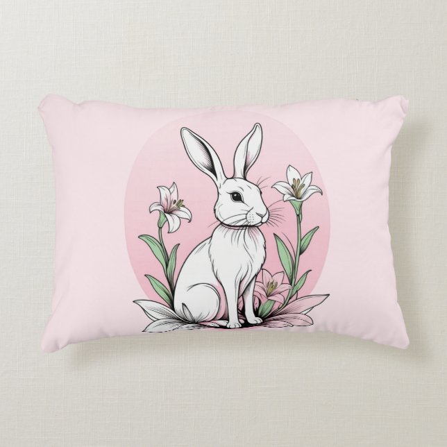 Almofada Decorativa Bunny e Lily (Frente)