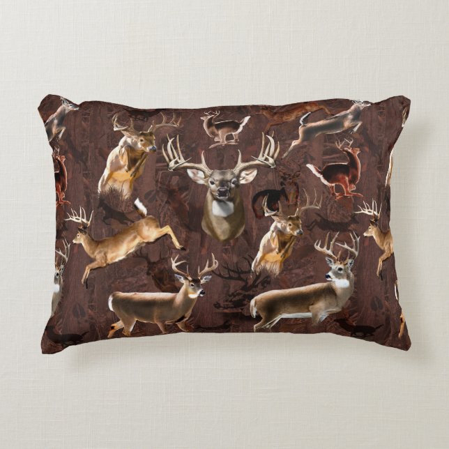 Almofada Decorativa Busy Whitetail Deer (Frente)