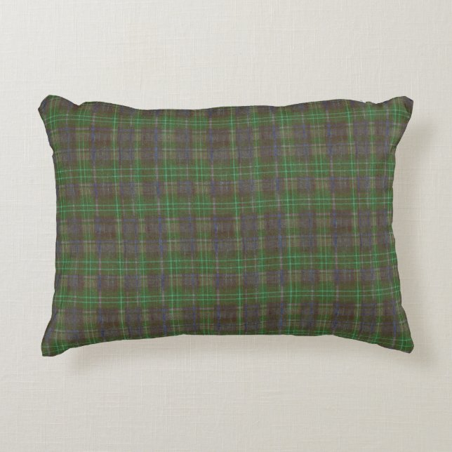 Almofada Decorativa Cabin Forest Green Tartan (Frente)