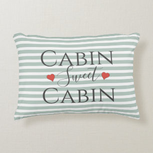 Almofada Decorativa Cabine Elegante com Tom Bronzeado Citação Cabine A