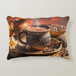 ALMOFADA DECORATIVA CACAU - CHOCOLATE QUENTE
