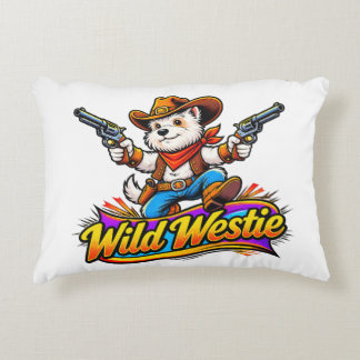 Almofada Decorativa Cachorro Westie de Design Original Cowboy