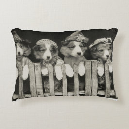 Almofada Decorativa Cachorros no Cercado