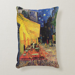 Almofada Decorativa Café Terrace à Noite por Vincent van Gogh