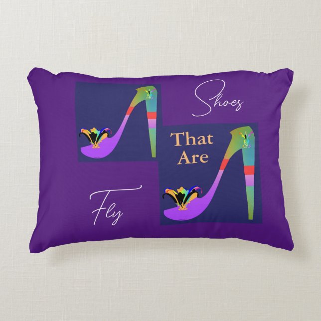 Almofada Decorativa Calçados Que Voam (Frente)