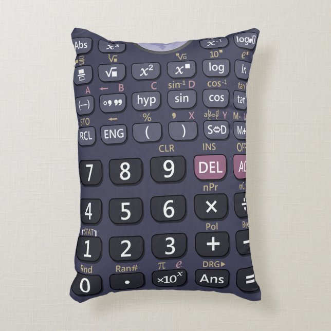 Almofada Decorativa Calculadora científica (Frente(Vertical))