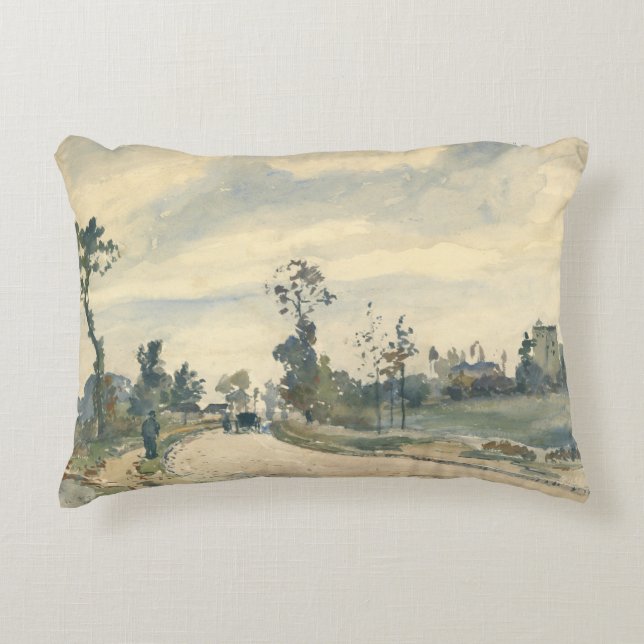 Almofada Decorativa Camille Pissarro - Louveciennes (Frente)