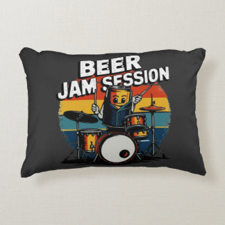 Almofada Decorativa Camiseta da Sessão Beer Jam - Gráfico de Cerveja D