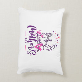 Almofada Decorativa Camiseta Feliz Dia das Mães Presente
