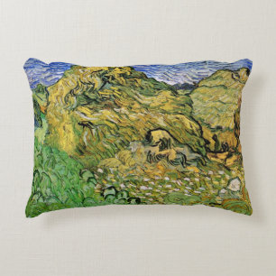 Almofada Decorativa Campo com Montes de Trigo por Vincent van Gogh