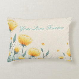 Almofada Decorativa Campo de amor sem fim