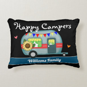Almofada Decorativa Campos Felizes do Nome da Família Personalizado