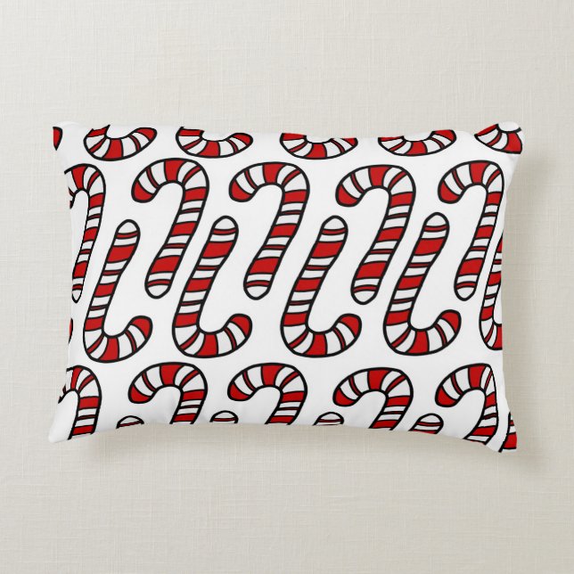 Almofada Decorativa Candy Canes (Verso)
