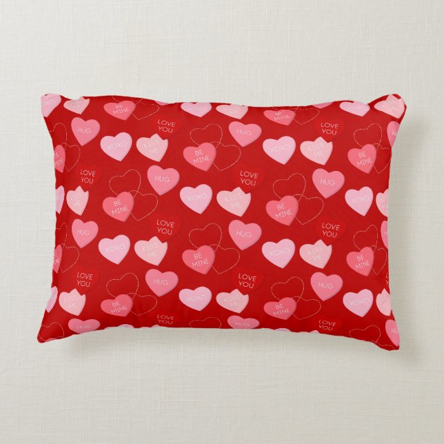 Almofada Decorativa Candy Heart Cascade (Verso)