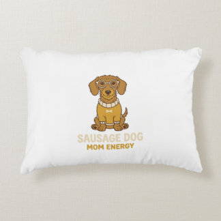 Almofada Decorativa Caneca de Café Energia de Mãe de Cachorro Salsicha