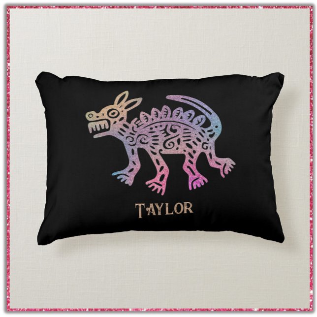 Almofada Decorativa Cão Design Aztec legal (Criador carregado)