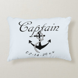 Almofada Decorativa Capitão com Âncora