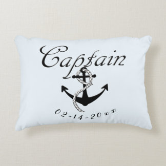 Almofada Decorativa Capitão com Âncora