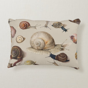 Almofada Decorativa Caracóis de Gastropodo de Pet de Slug de Jardim da