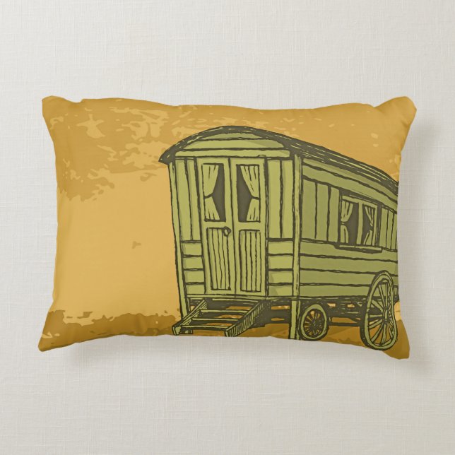 Almofada Decorativa Caravana cigana (Verso)