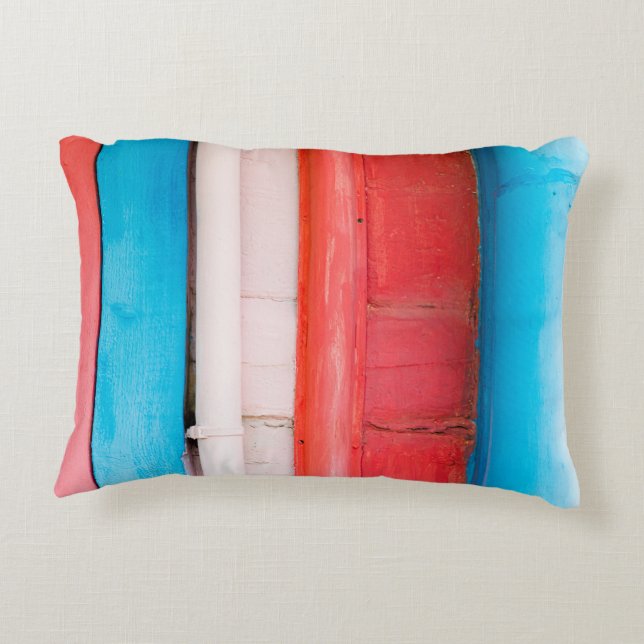 Almofada Decorativa Caribe cores - abstrato (Verso)