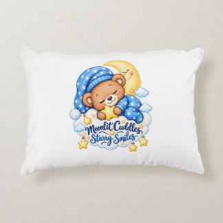 Almofada Decorativa Carinhos ao Luar Sorrisos Estrelados Teddy Adormec