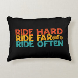 Almofada Decorativa Carro do Duro de carona, frequentemente, motocicle