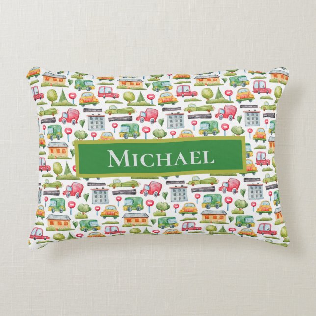 Almofada Decorativa Carros Considerados Personalizados (Frente)