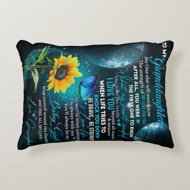 Almofada Decorativa Carta Personalizada Para Minha Neta (Frente)