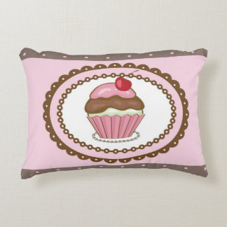 Almofada Decorativa Cartão de aniversário com cupcake