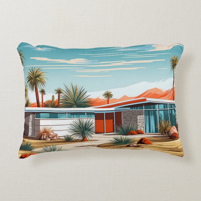 Almofada Decorativa Casa Moderna do Século médio #239 (Frente)