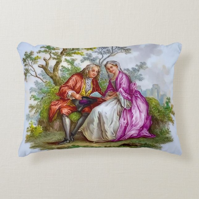 Almofada Decorativa Casal romântico (Frente)