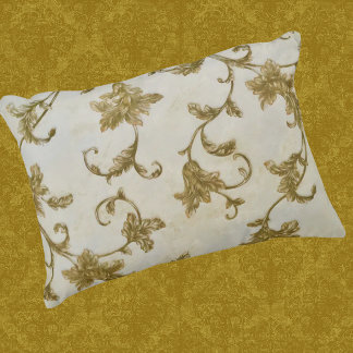 Almofada Decorativa Casas Rústicas Antigas Vinha em Dourado Desbotado