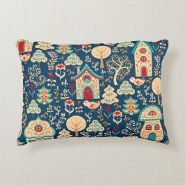 Almofada Decorativa Casas Whimsical Nordic | Escandinávia