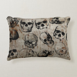 Almofada Decorativa Cascas de Vintage em Halloween