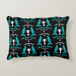 Almofada Decorativa Catermaran Hydrofoil Sailboat Racing